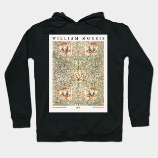 William Morris Honeysuckle Pattern Exhibition Wall Art Museum Art Hoodie